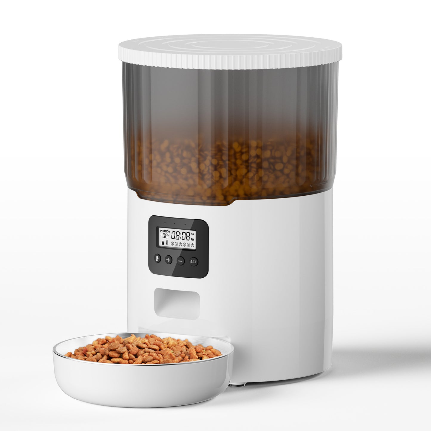 Smart Automatic Pet Feeder - WiFi App Control for Cats and Dogs