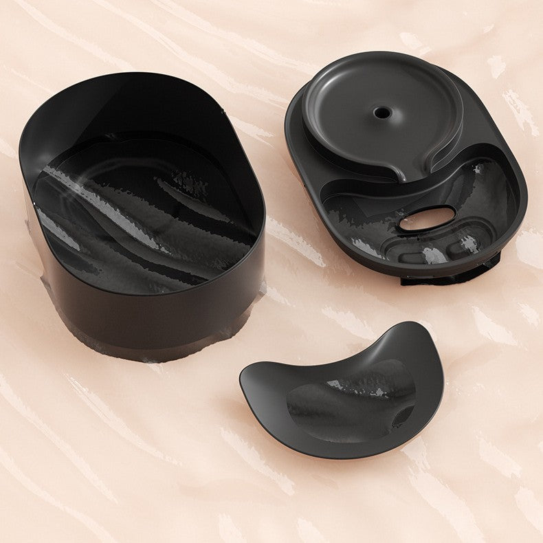 Smart Pet WiFi water fountain app interface - smartphone controlling scheduled water circulation settings