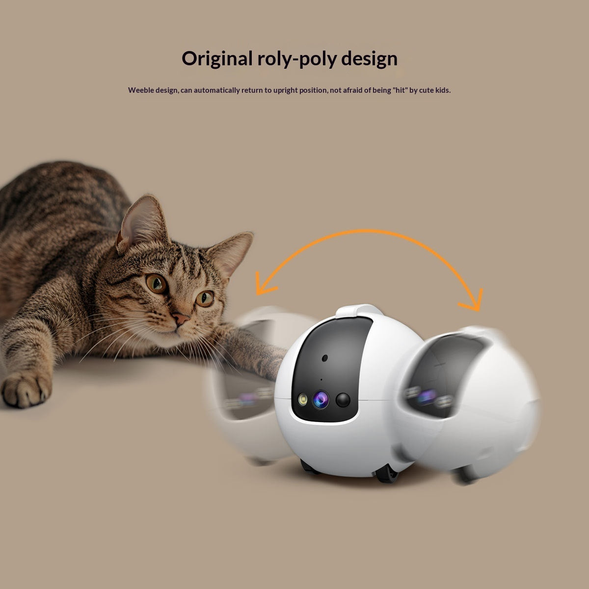Smart AI Smart Pet Toy - WiFi App Control for Cats and Dogs