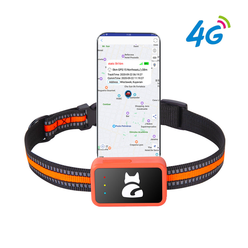 Smart GPS Pet Collar - WiFi App Control for Cats and Dogs