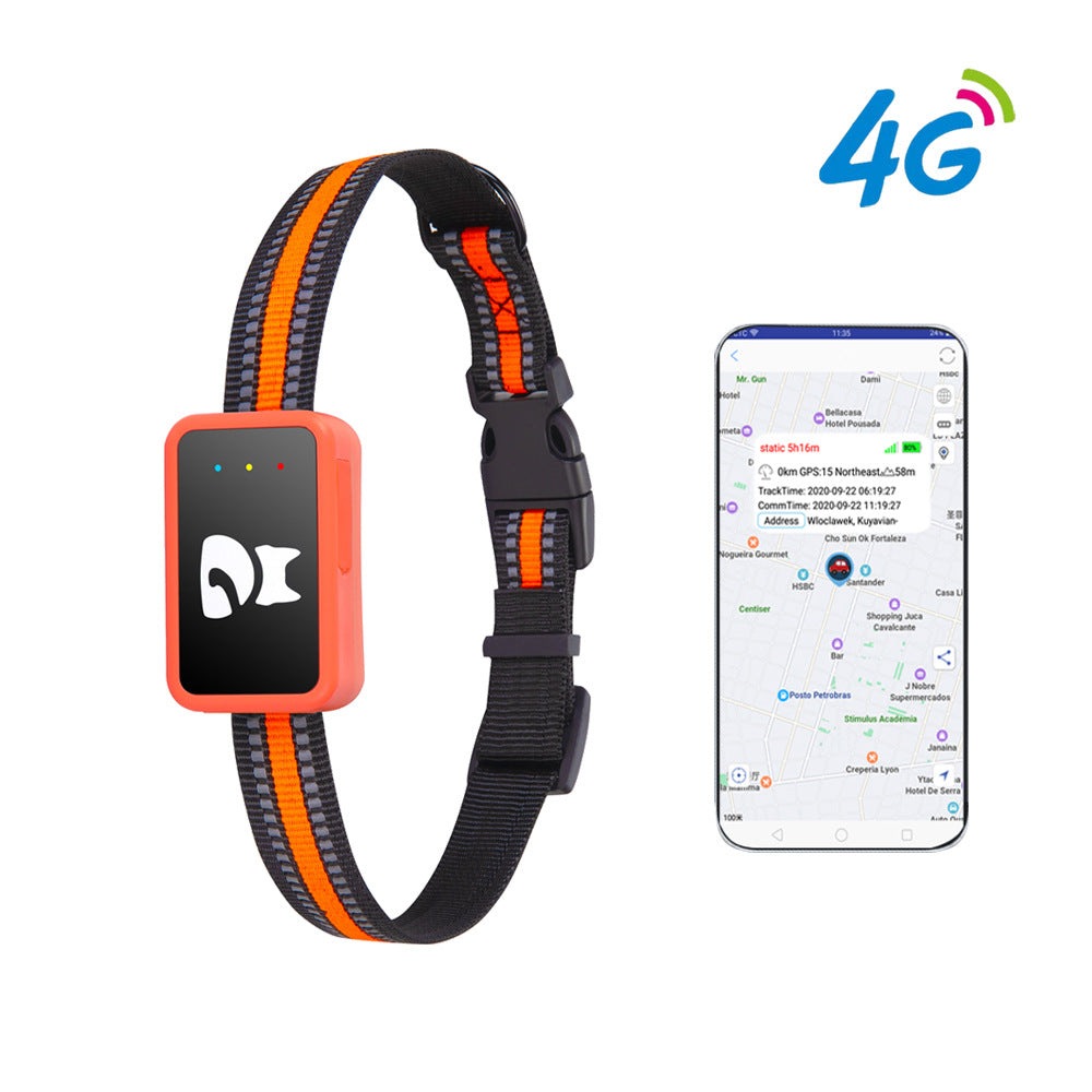 Smart GPS Pet Collar - WiFi App Control for Cats and Dogs